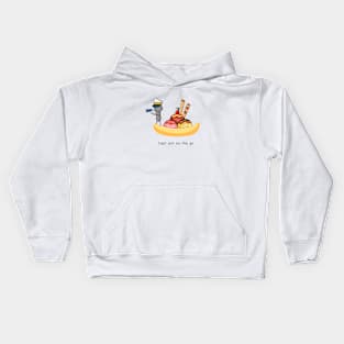 cute banana ice cream Kids Hoodie